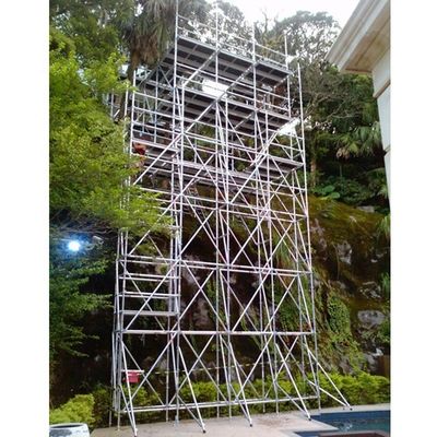 モジュール型アルミ階段のスカーフォルドリングロック型建築用スカーフォルド
